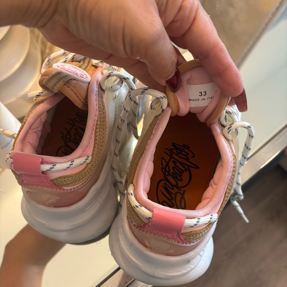 Versace White Sneakers with Iconic Medusa Detail